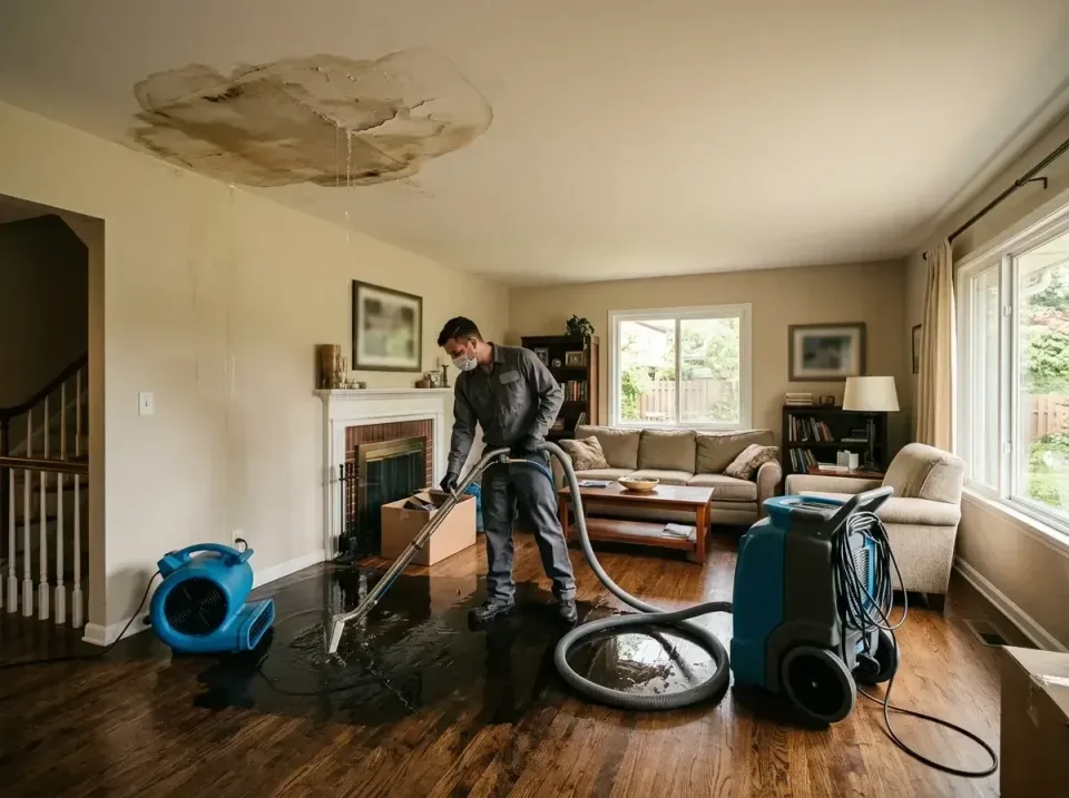 attic-pipe-burst-ceiling-drip-008 — frequently asked questions, Water Damage Restoration & Carpet Care in Mondovi, WI